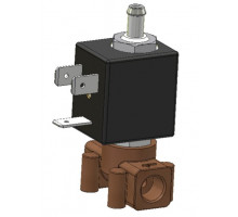 Клапан соленоїдний 3-ходовий, 1/8F 24V DC(постійний струм) D.2.3 - Carimali