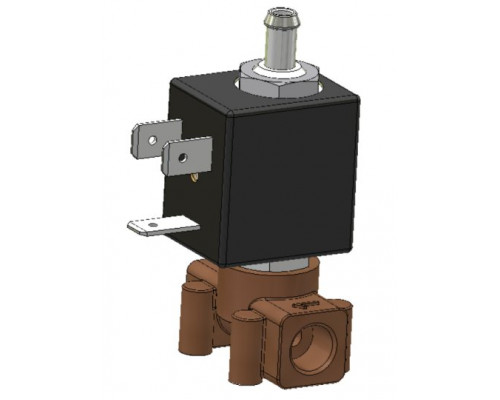Клапан соленоїдний 3-ходовий, 1/8F 24V DC(постійний струм) D.2.3 - Carimali