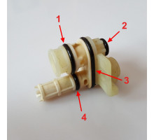 Ремкомплект набір прокладок корпуса клапана термоблоку - Delonghi