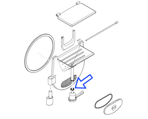 Прокладка трубок помпи O-Ring - Carpigiani Tre B/P (IC541000126, IC193205020)