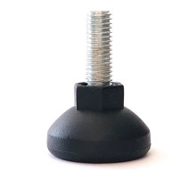 Ніжка регульована D40 M10x55 чорна (до 170 кг)